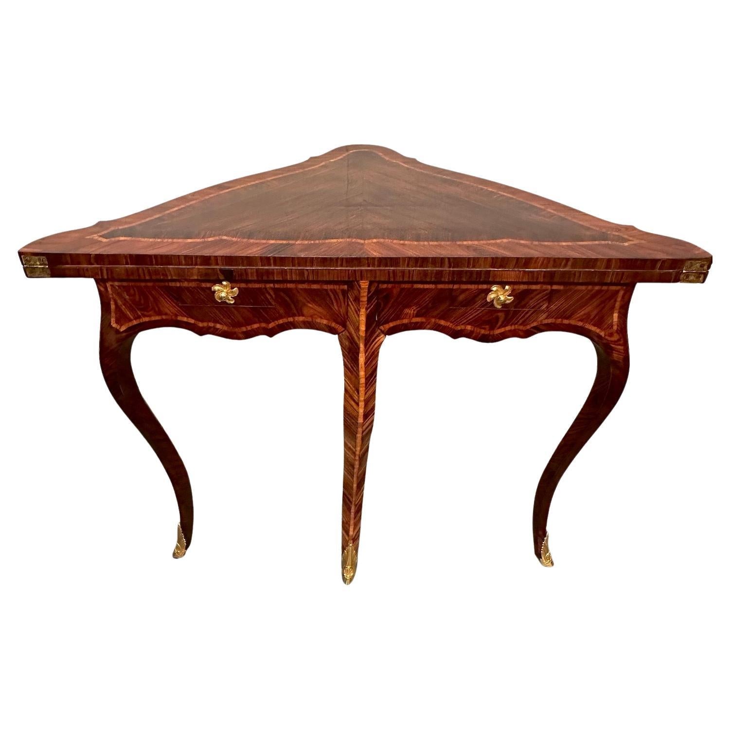 Louis XV Style Corner Game Table – 18th Century French – Antonios Bella ...