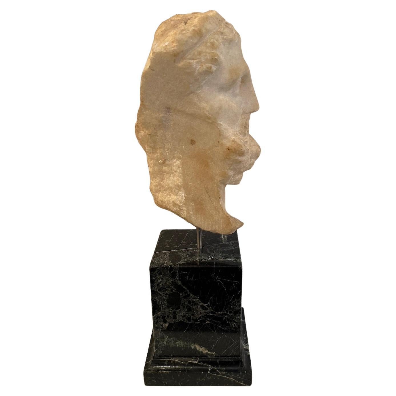 Carrara Marble 16th Century Bust Fragment