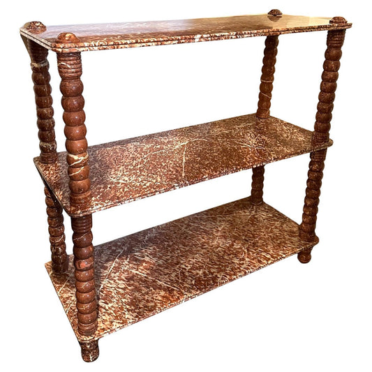 French Marble Pastry Etagere