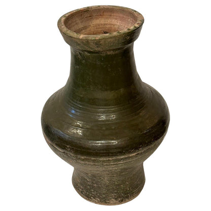 Han Style Glazed Earthenware Vase