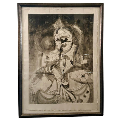 "More Sketches of Spain-for Miles Davis" Etching and Aquatint Signed George Condo