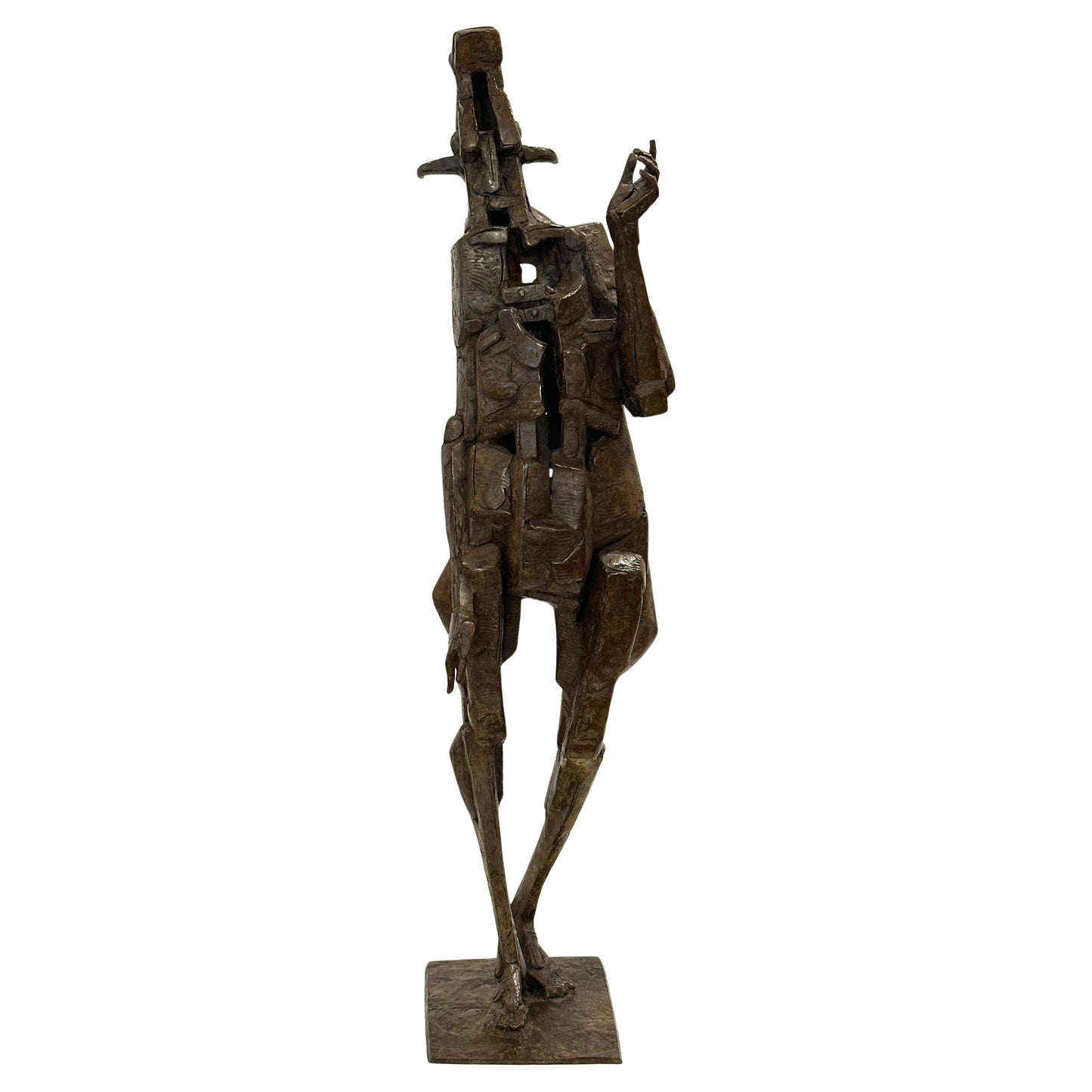 Bronze Horse/Man Sculpture by Jivko Sedlarski — 1/1