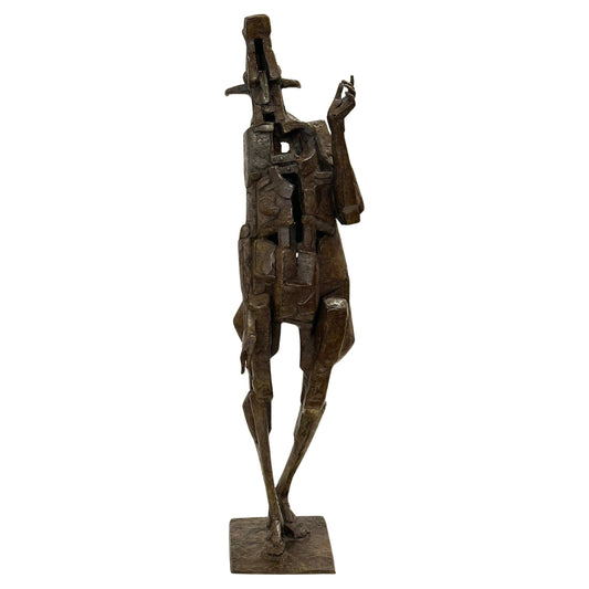 Bronze Horse/Man Sculpture by Jivko Sedlarski — 1/1