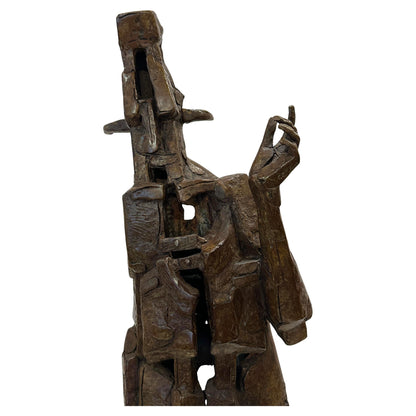 Bronze Horse/Man Sculpture by Jivko Sedlarski — 1/1