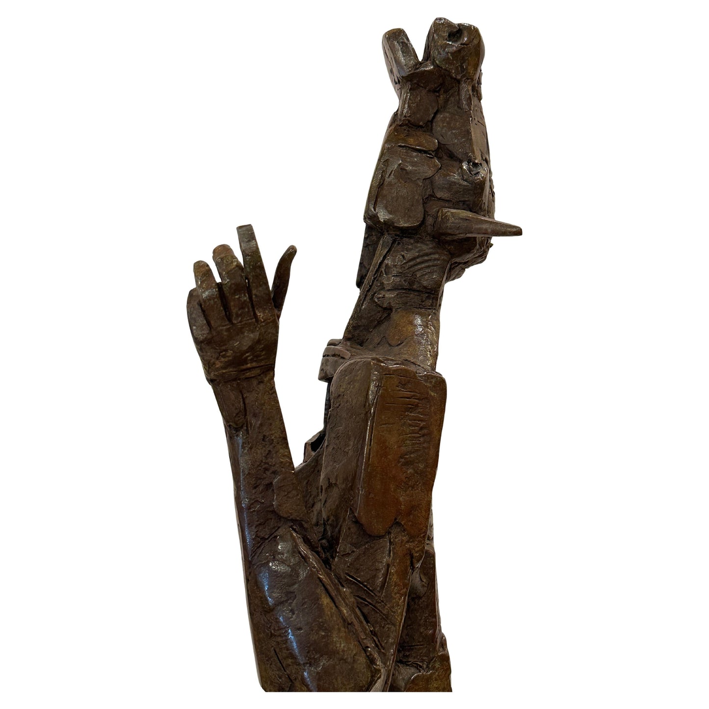 Bronze Horse/Man Sculpture by Jivko Sedlarski — 1/1