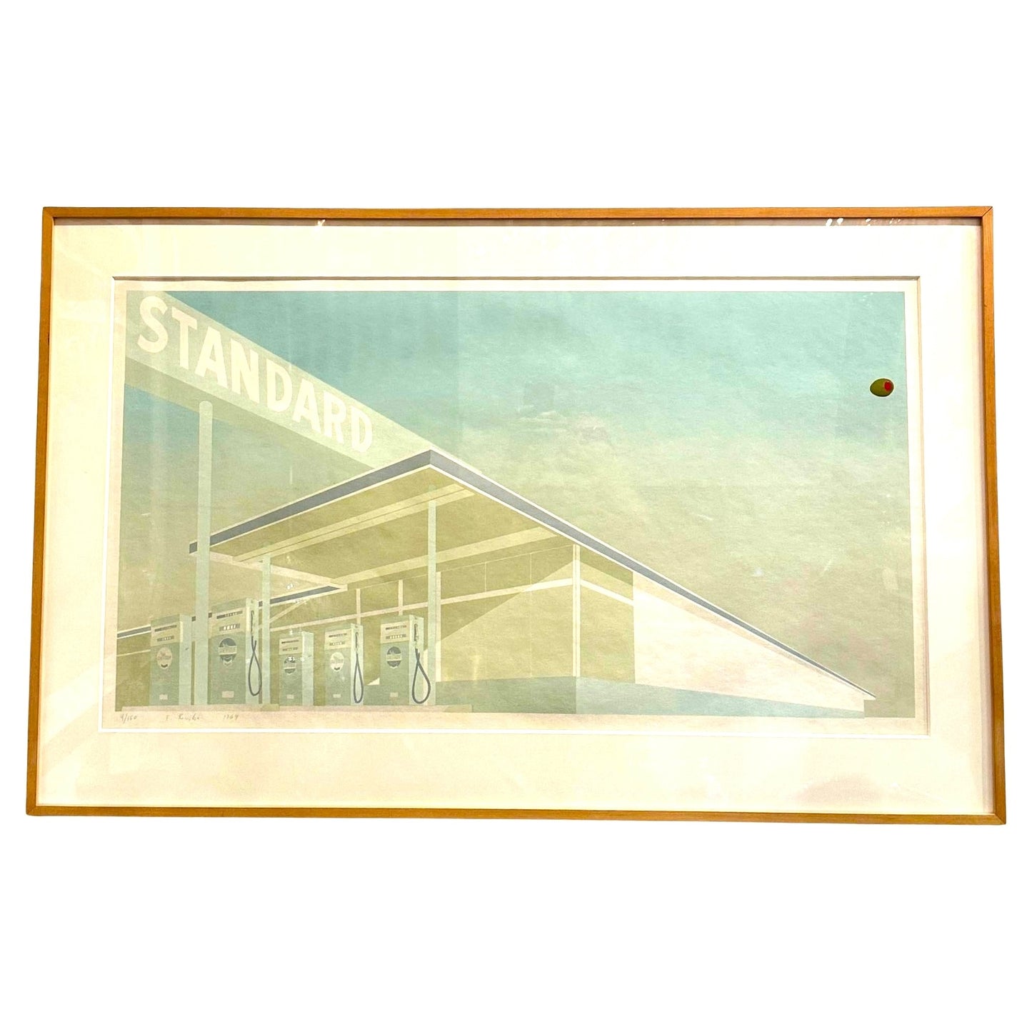Ed Ruscha "Cheese Mold Standard with Olive" Lithograph-1969