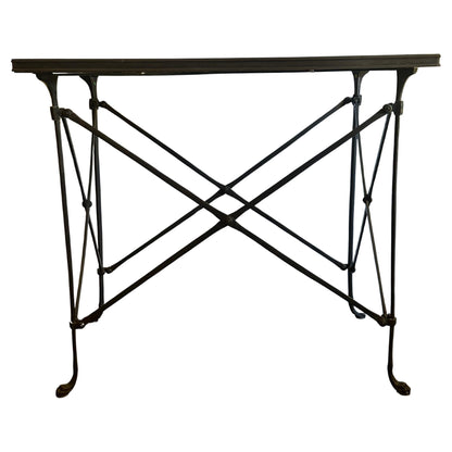 Maison Jansen Patinated Bronze and Marble-Top Tables — France-19th century