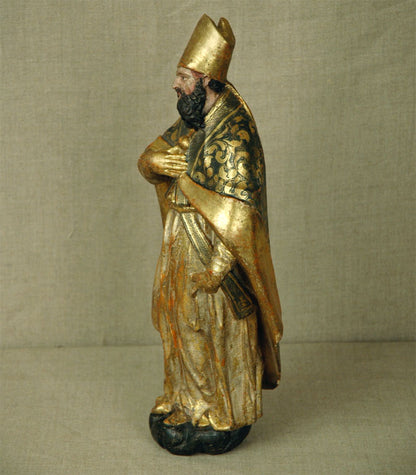 Gilded Venetian Statue of a Bishop