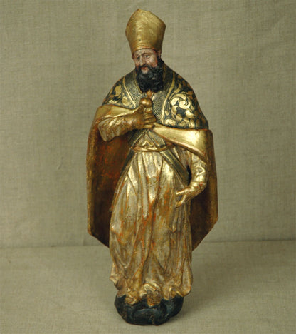 Gilded Venetian Statue of a Bishop