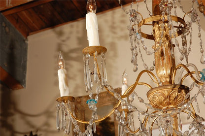 Genovese, Giltwood and Crystal Chandelier