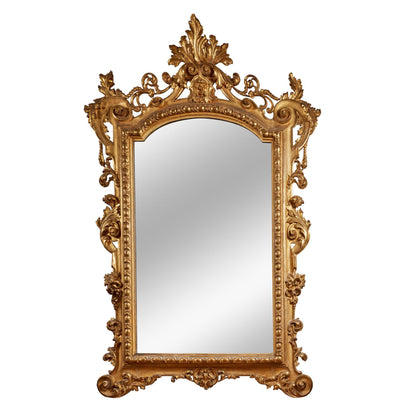 Large, Mid-19th Century Giltwood Mirror