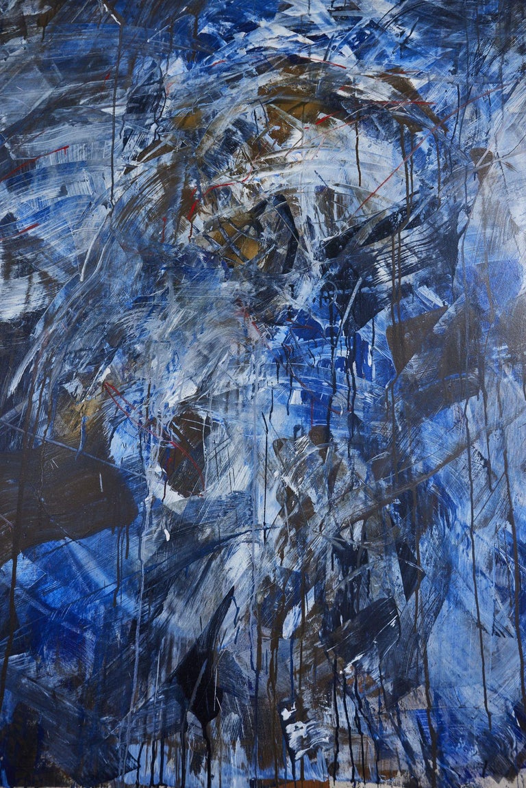 Enormous, 1985, Abstract Oil Painting