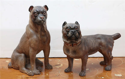 Victorian, Terracotta Dogs