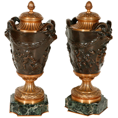 French, Neoclassical Revival Urns