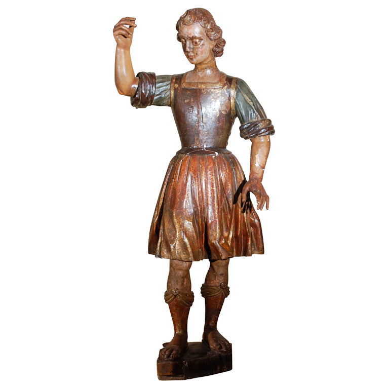 Venetian, Wood Statue of St. George